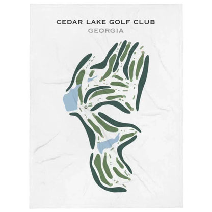 Cedar Lake Golf Club, Georgia - Printed Golf Course