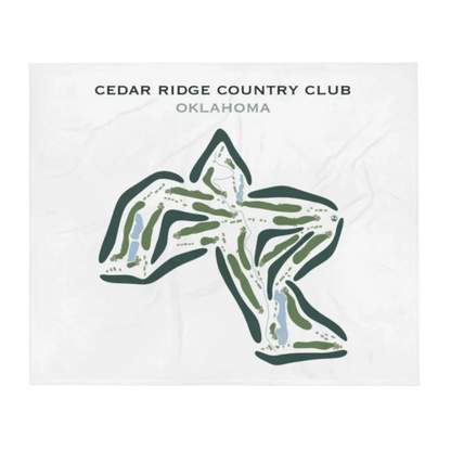 Cedar Ridge Country Club, Oklahoma - Printed Golf Courses
