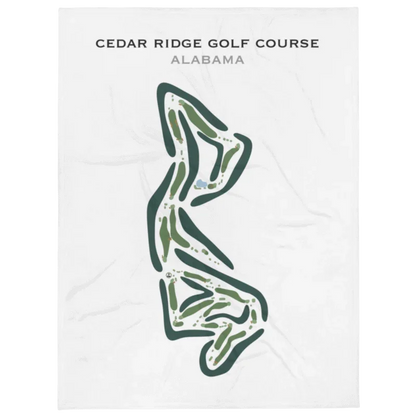Cedar Ridge Golf Course, Alabama - Printed Golf Course