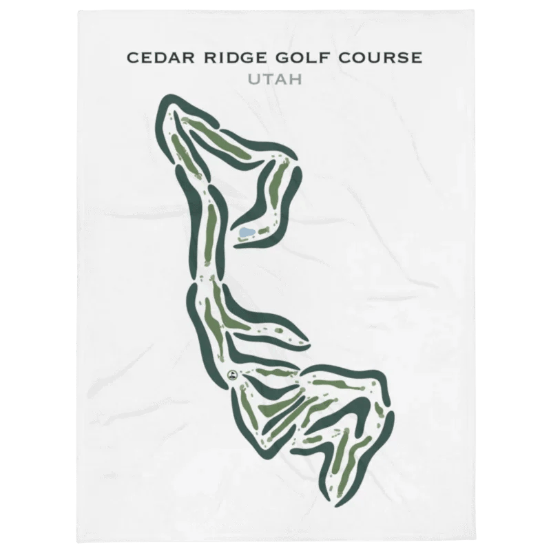 Cedar Ridge Golf Course, Cedar Utah - Printed Golf Courses