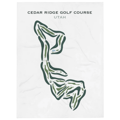 Cedar Ridge Golf Course, Cedar Utah - Printed Golf Courses