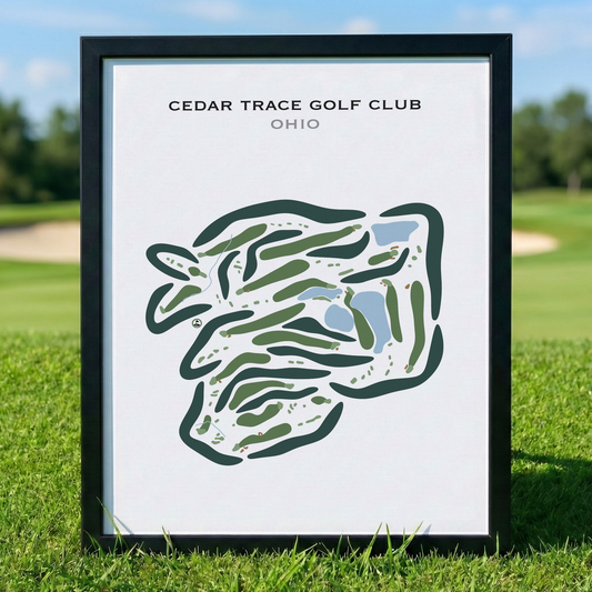 Cedar Trace Golf Club, Ohio - Printed Golf Courses