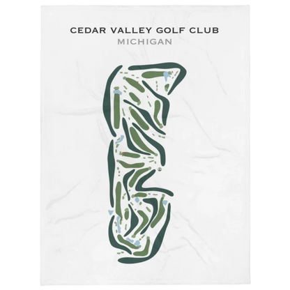 Cedar Valley Golf Club, Michigan - Printed Golf Courses