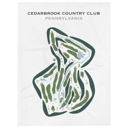 Cedarbrook Country Club, Pennsylvania - Printed Golf Courses