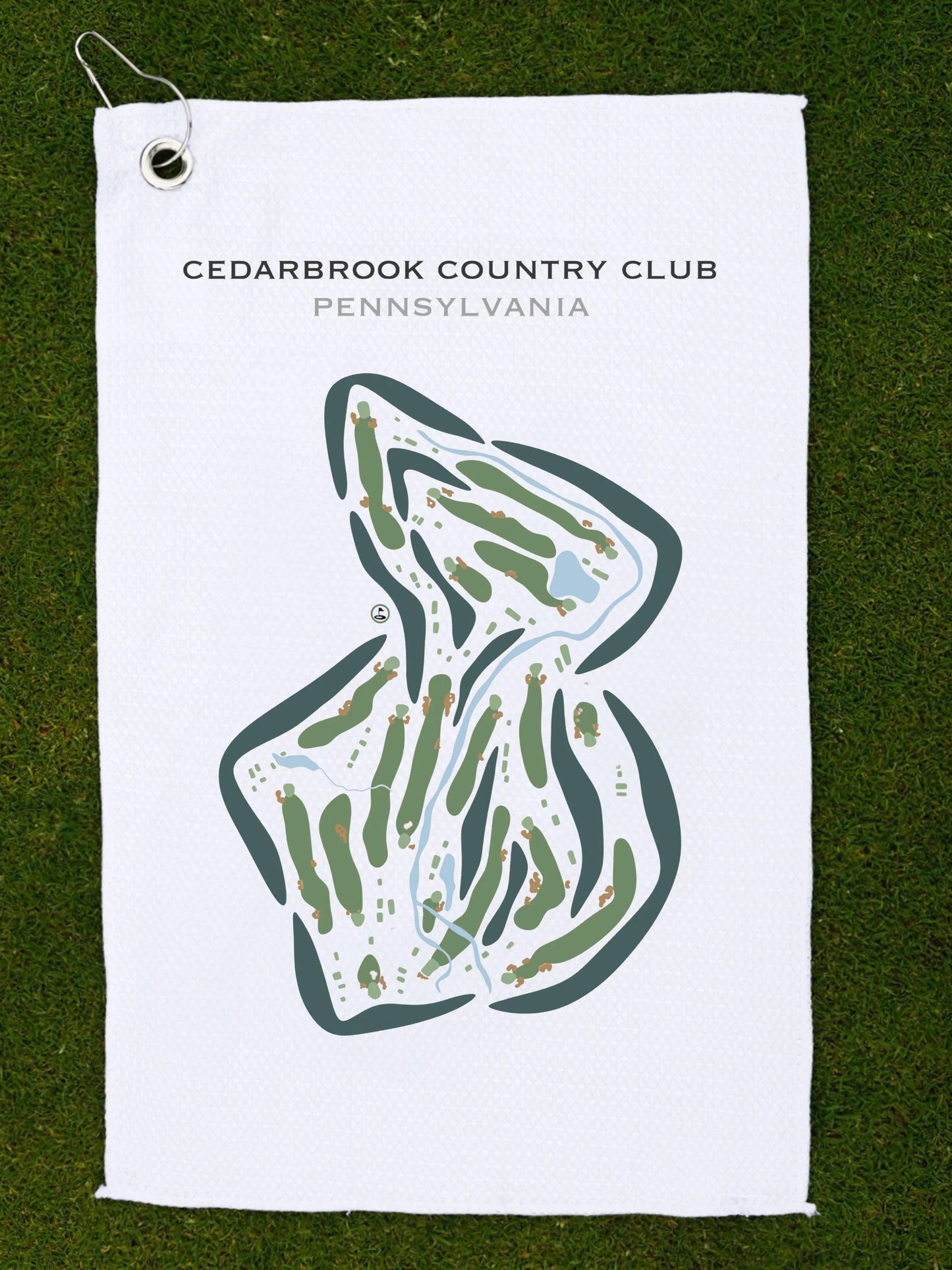 Cedarbrook Country Club, Pennsylvania - Printed Golf Courses