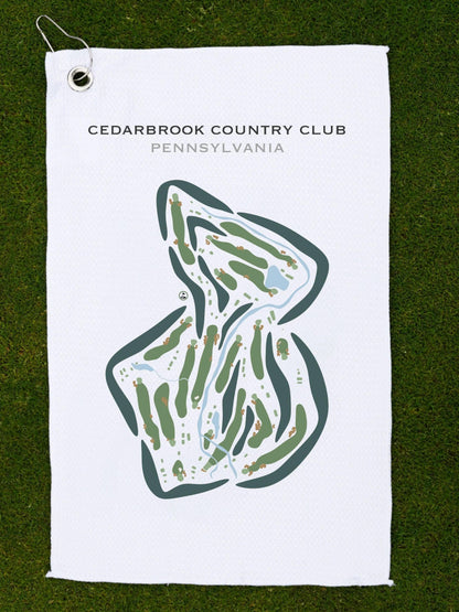 Cedarbrook Country Club, Pennsylvania - Printed Golf Courses