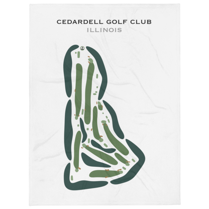 Cedardell Golf Club, Illinois - Printed Golf Courses