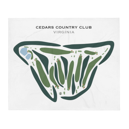 Cedars Country Club, Virginia - Printed Golf Courses