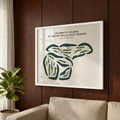Celebrity Course at Indian Wells Golf Resort, California - Printed Golf Courses