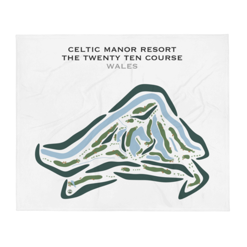The Celtic Manor Resort - The Twenty Ten Course, Wales - Printed Golf Courses