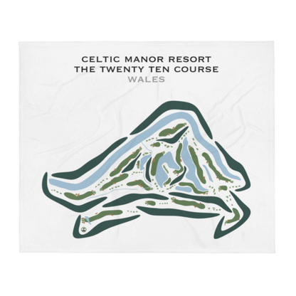 The Celtic Manor Resort - The Twenty Ten Course, Wales - Printed Golf Courses