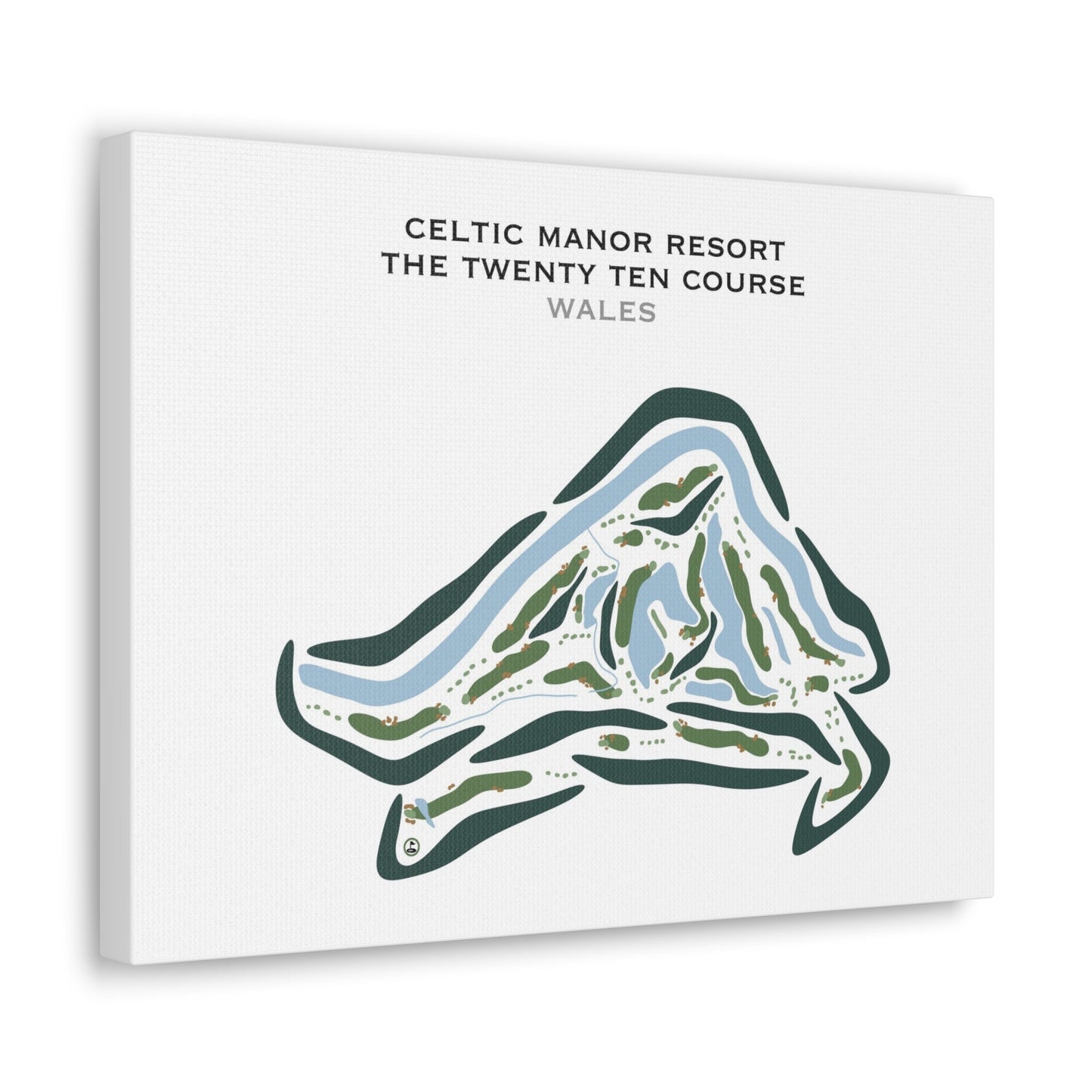 The Celtic Manor Resort - The Twenty Ten Course, Wales - Printed Golf Courses