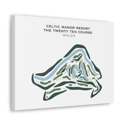 The Celtic Manor Resort - The Twenty Ten Course, Wales - Printed Golf Courses