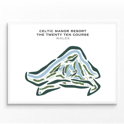 The Celtic Manor Resort - The Twenty Ten Course, Wales - Printed Golf Courses