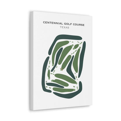Centennial Golf Course, Texas - Printed Golf Courses
