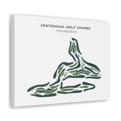 Centennial Golf Course, Tennessee - Printed Golf Course