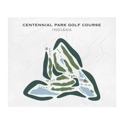 Centennial Park Golf Course, Indiana - Printed Golf Courses