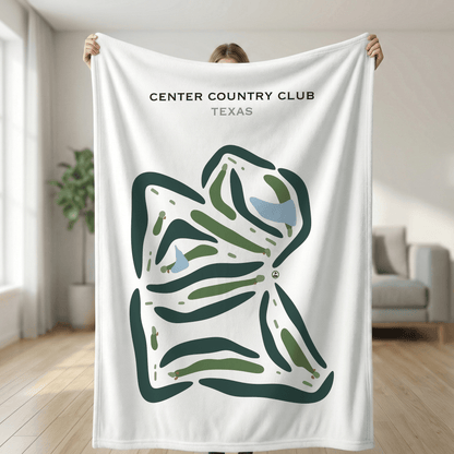 Center Country Club, Texas - Printed Golf Course