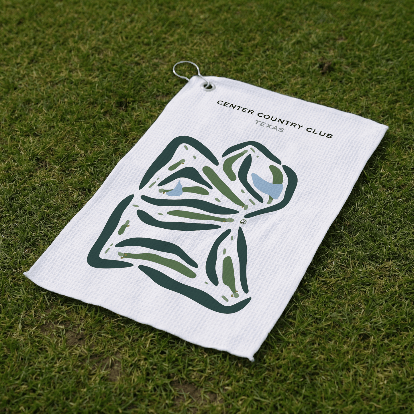 Center Country Club, Texas - Printed Golf Course