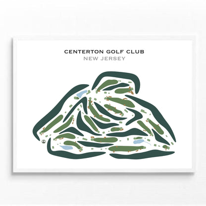 Centerton Golf Club, New Jersey - Printed Golf Courses