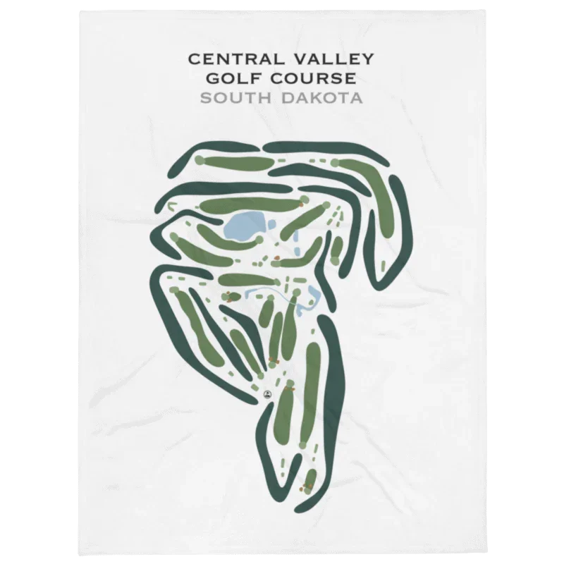 Central Valley Golf Course, South Dakota - Printed Golf Courses