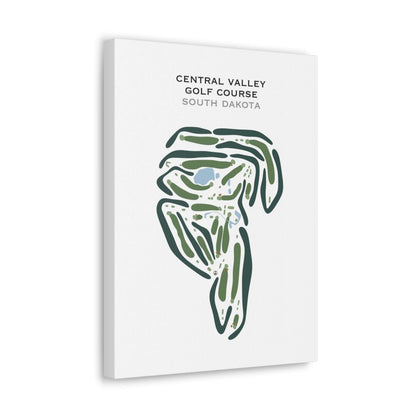 Central Valley Golf Course, South Dakota - Printed Golf Courses
