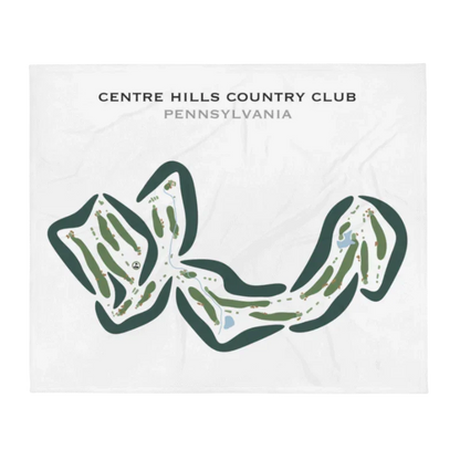 Centre Hills Country Club, Pennsylvania - Printed Golf Courses