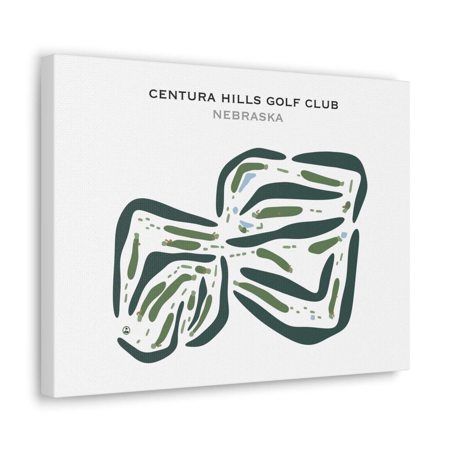 Centura Hills Golf Club, Nebraska - Printed Golf Courses