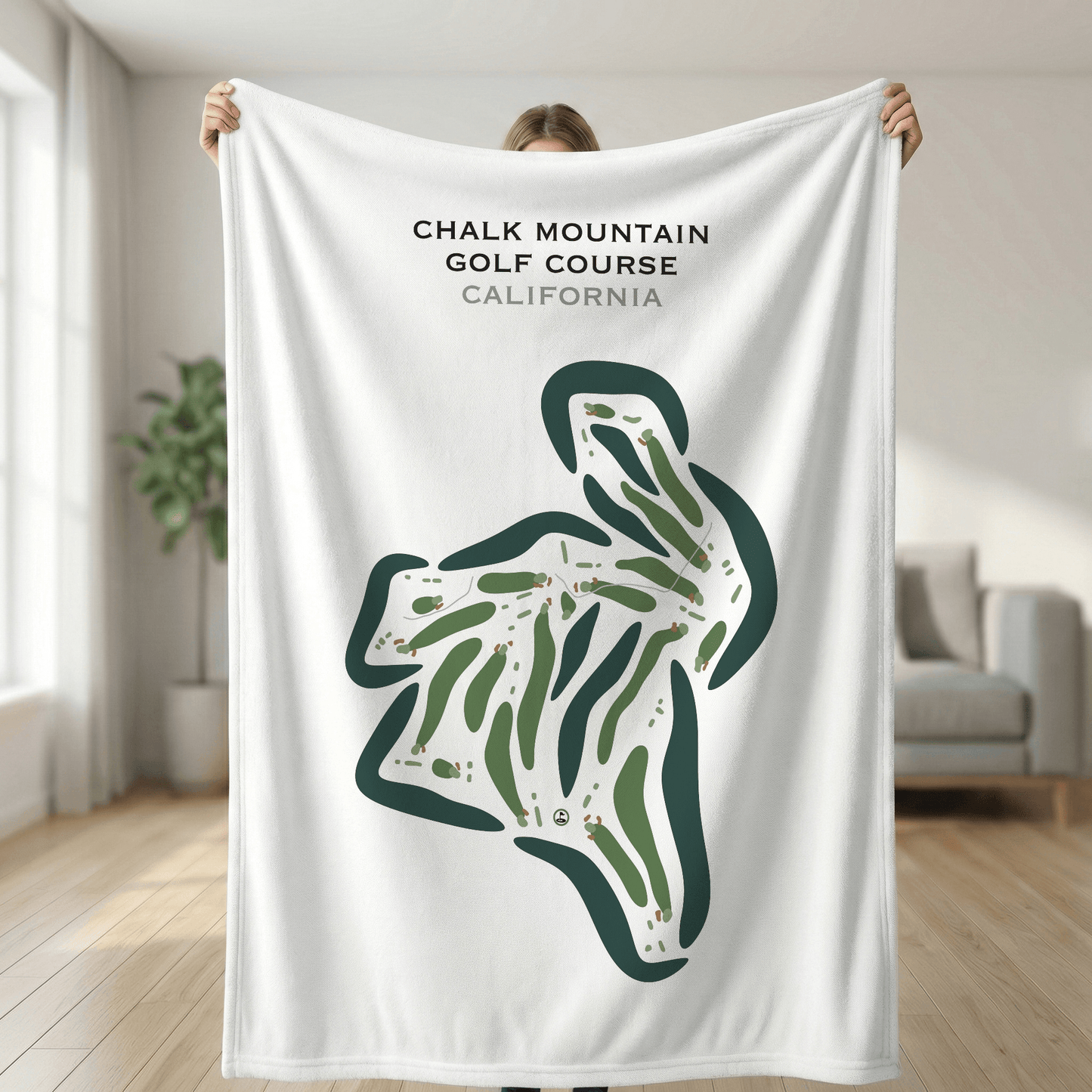 Chalk Mountain Golf Course, California - Printed Golf Courses