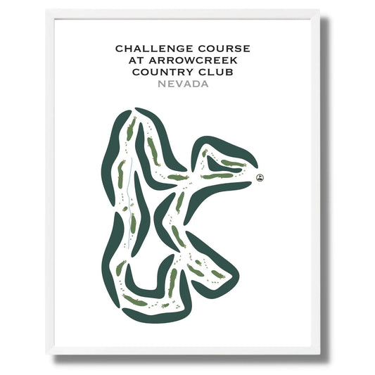 Challenge Course at Arrowcreek Country Club, Nevada - Printed Golf Courses
