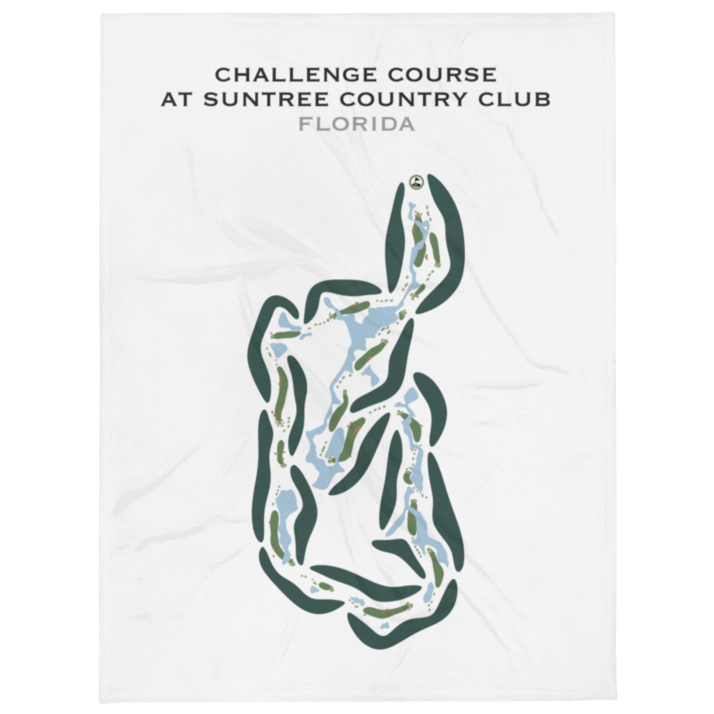 Challenge Course at Suntree Country Club, Florida - Printed Golf Courses