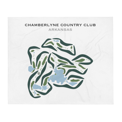 Chamberlyne Country Club, Arkansas - Printed Golf Courses