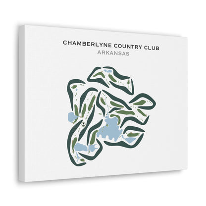 Chamberlyne Country Club, Arkansas - Printed Golf Courses