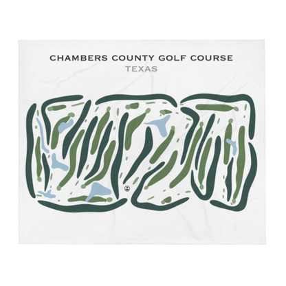Chambers County Golf Course, Texas - Printed Golf Courses
