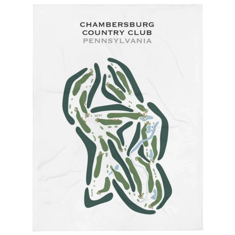 Chambersburg Country Club, Pennsylvania - Printed Golf Courses