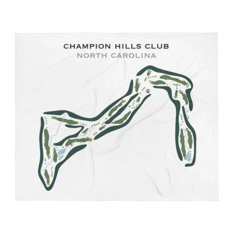 Champion Hills Club, North Carolina - Printed Golf Courses