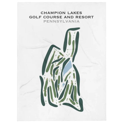 Champion Lakes Golf Course & Resort, Pennsylvania - Printed Golf Course