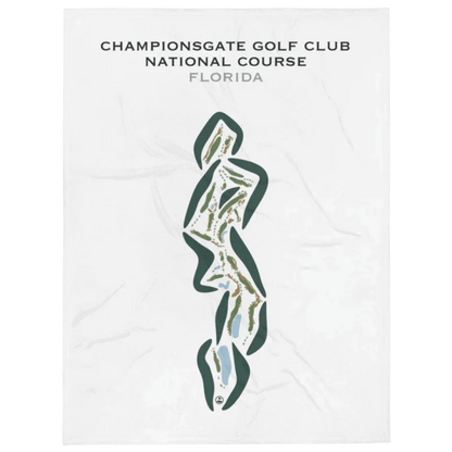 ChampionsGate Golf Club National Course, Florida - Printed Golf Courses