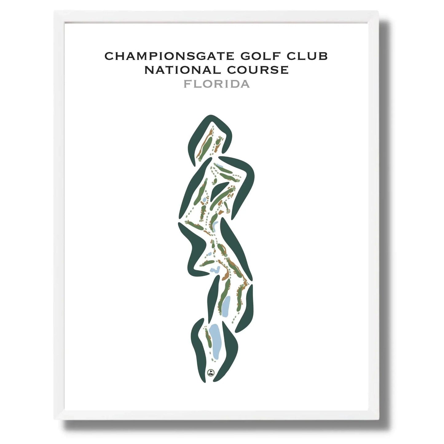 ChampionsGate Golf Club National Course, Florida - Printed Golf Courses