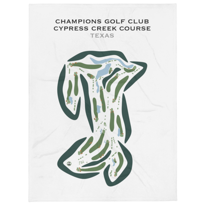 Champions Golf Club - Cypress Creek Course, Texas - Printed Golf Courses