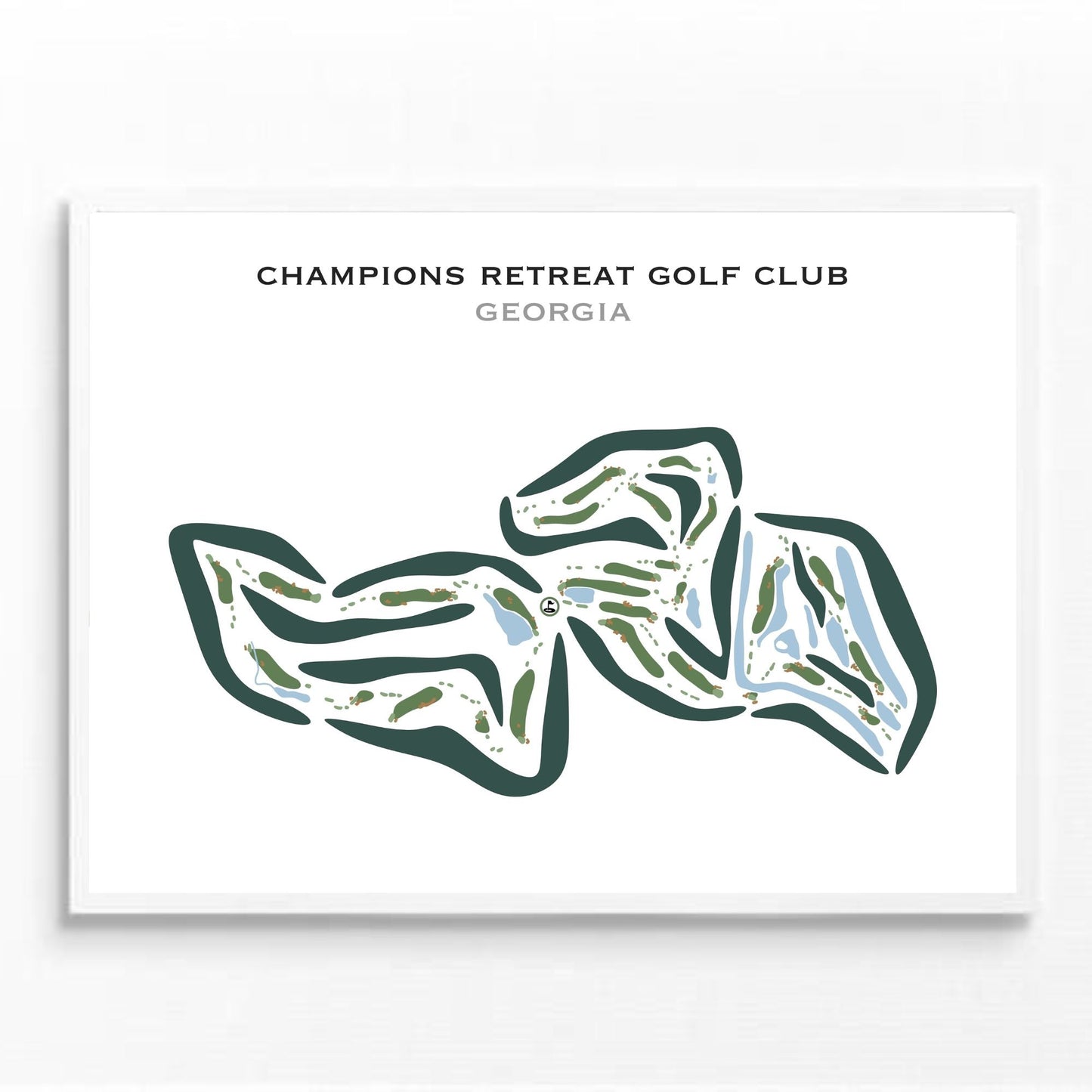 Champions Retreat Golf Club, Georgia - Printed Golf Courses