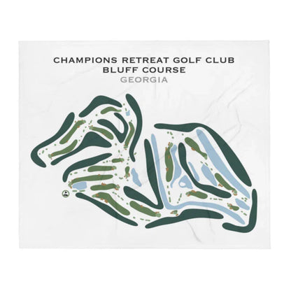 Champions Retreat Golf Club, Bluff Course, Georgia - Printed Golf Course