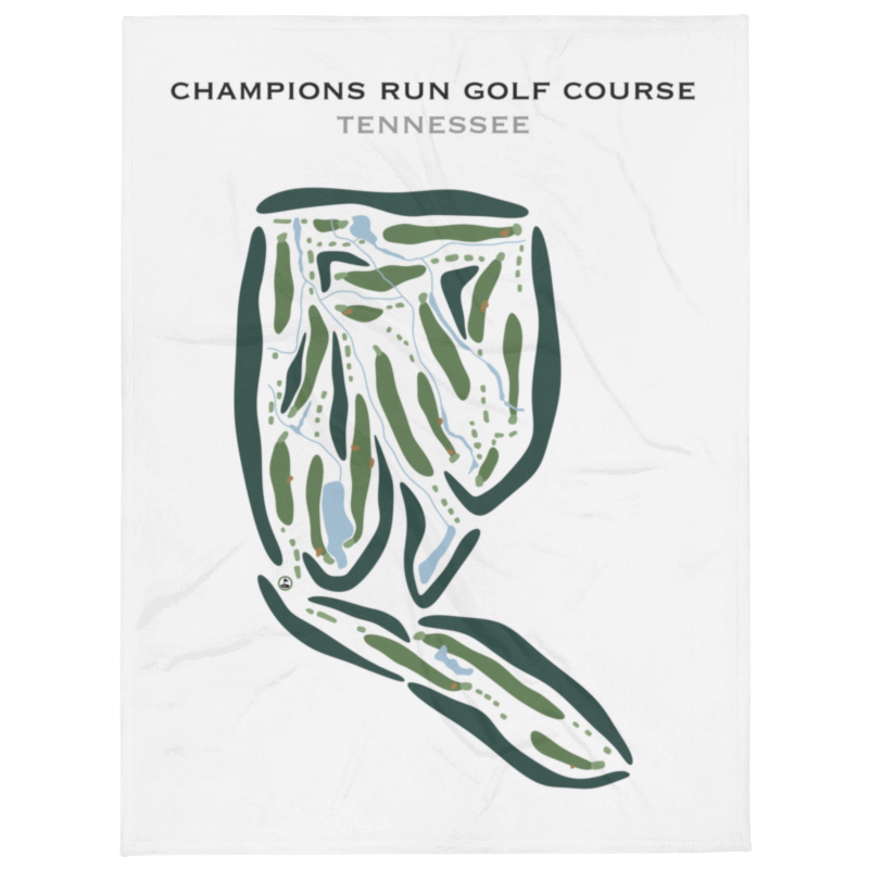 Champions Run Golf Course, Tennessee - Printed Golf Courses