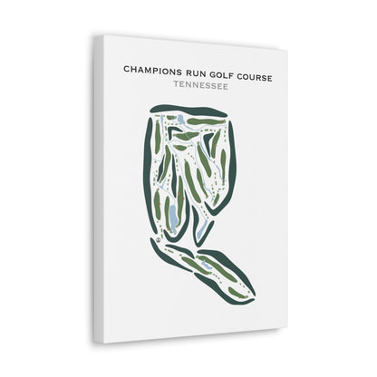 Champions Run Golf Course, Tennessee - Printed Golf Courses
