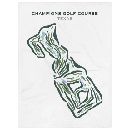 Champions Golf Course, Texas - Printed Golf Courses