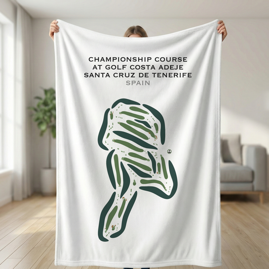 Championship Course at Golf Costa Adeje Santa Cruz de Tenerife, Spain - Printed Golf Courses