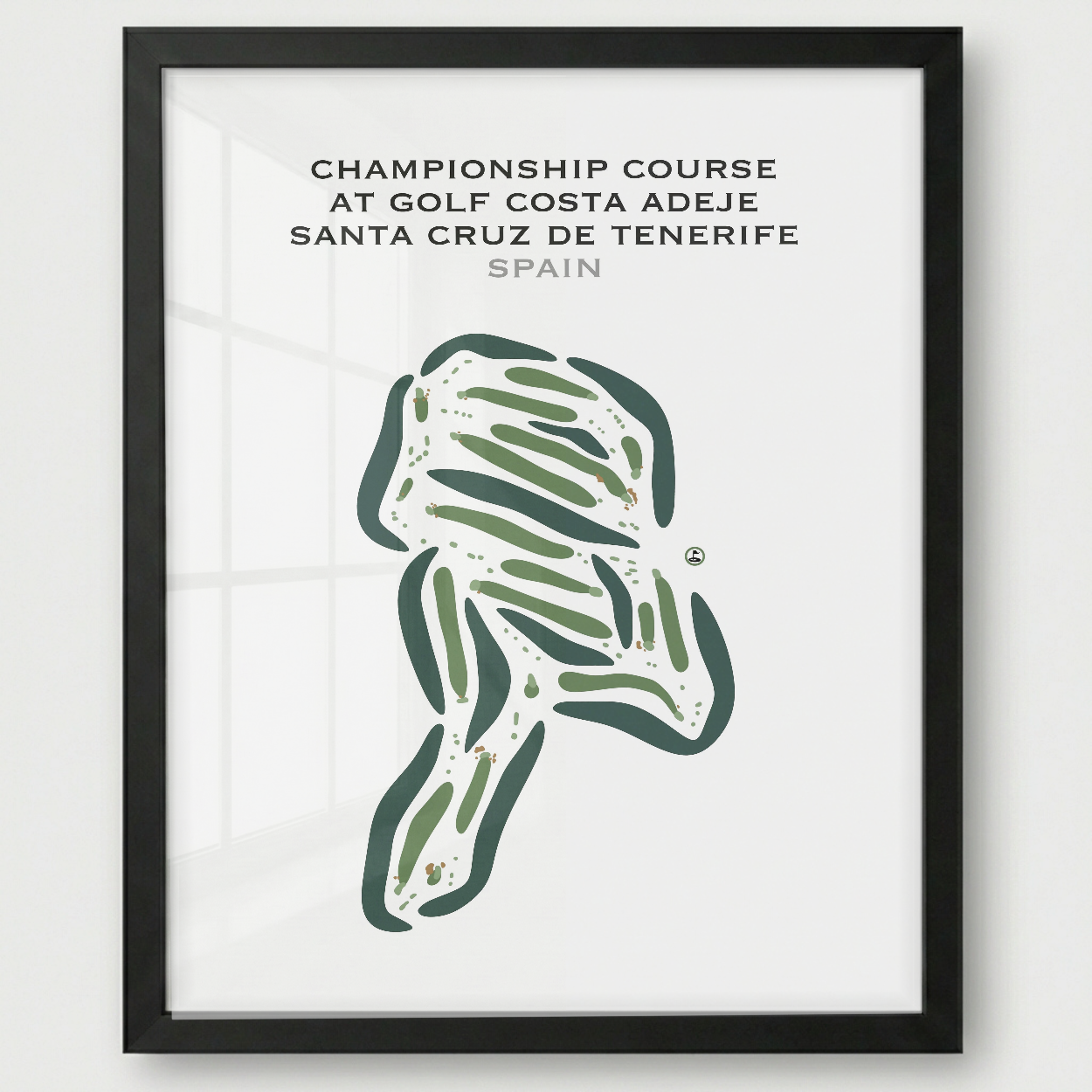 Championship Course at Golf Costa Adeje Santa Cruz de Tenerife, Spain - Printed Golf Courses