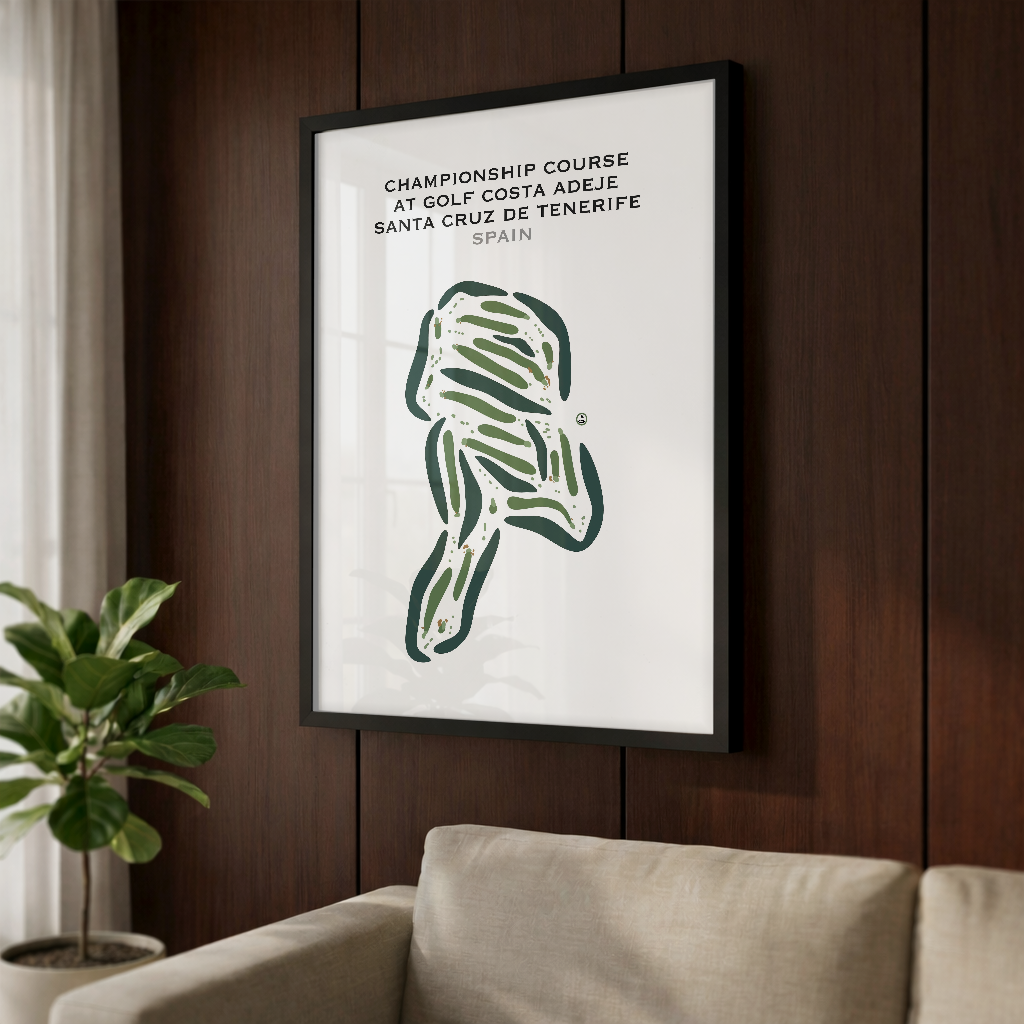 Championship Course at Golf Costa Adeje Santa Cruz de Tenerife, Spain - Printed Golf Courses