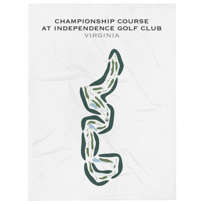 Championship Course at Independence Golf Club, Virginia - Printed Golf Courses