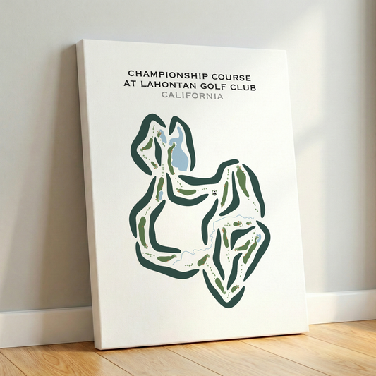 Championship Course at Lahontan Golf Club, California - Printed Golf Courses
